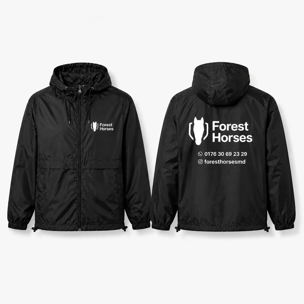 Regenjacke Forest Horses