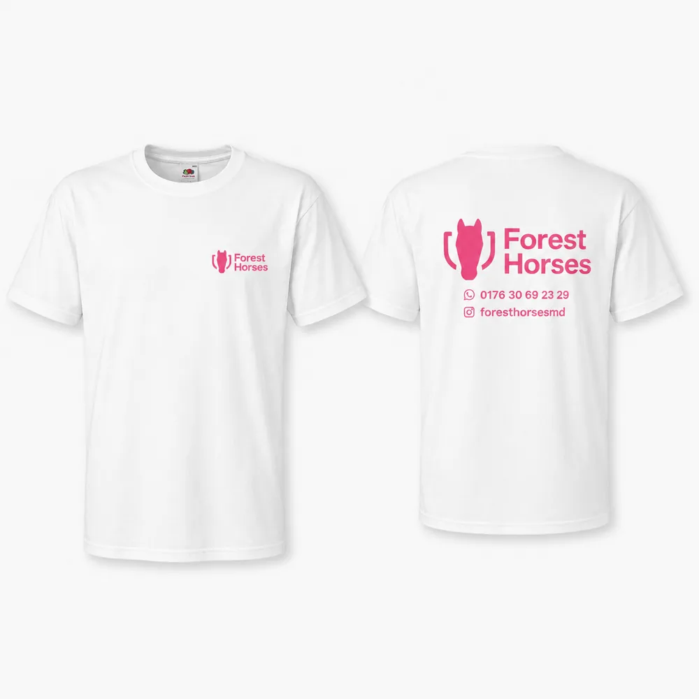 T-Shirt Forest Horses